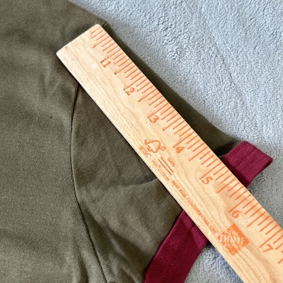 Y2s 2000s Deadstock Interstate Jeans Shirt Top Girls Youth large Classic Green - Picture 12 of 12